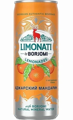 Лимонад Боржоми 0,33л ж/б аджарский мандарин