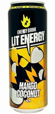Тониз напиток Лит энерджи 0,45л манго-кокос ж/б