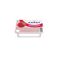 Продукт творожный Карат 9% 230г малина СЗМЖ