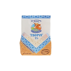 Творог КизК 5% 300г пакет БЗМЖ