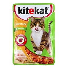 Корм Китекат 85г желе курица