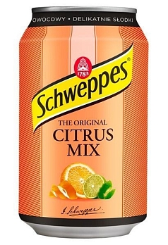 Тоник Швепс 0,33л ж/б цитрус микс