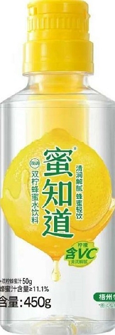 Вода негаз Мишидао 0,45л мед/лимон/лайм Китай