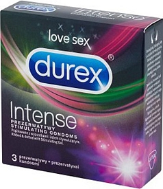 Презервативы Дюрекс 1/3шт интенс