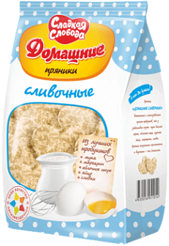 Пряники Сладкая Слобода 350г сливочные