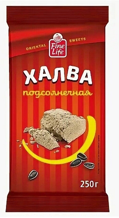 Халва Файн Лайф 250г подсолнечная