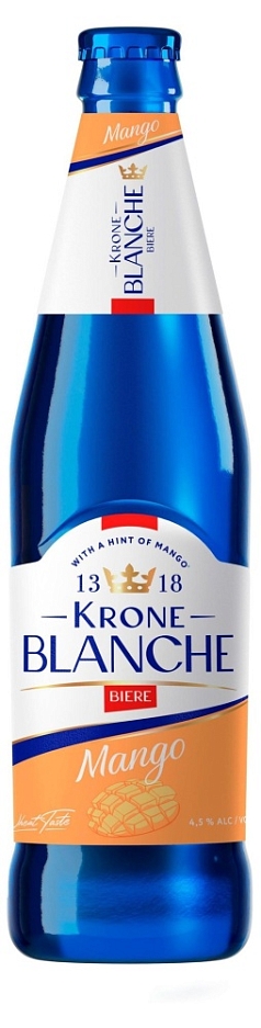 Пиво Крон Бланш Бьер 0,45л 4,5% ст манго