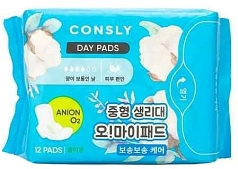 Прокладки Consly 12шт О2 дневные(DAY PADS) Корея