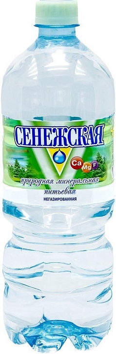Вода  негазированная Сенежская 0,5л