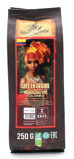 Кофе Броселианд Колумбия Марагоджип 250г молотый