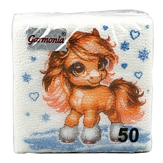 Салфетки символ "Лошадка" 1шт