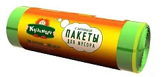 Мешки для мусора 30л/20шт Кузьмич