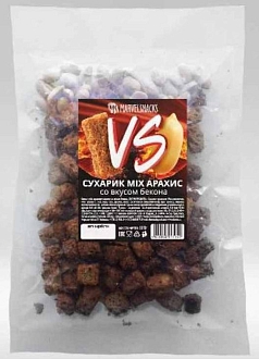 Микс сухарики с арахисом VS 100г в/у бекон