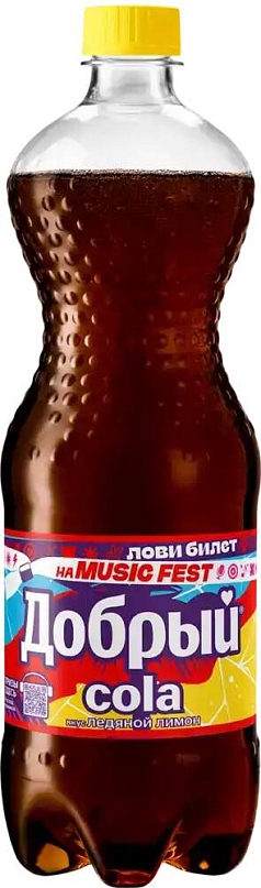 Напиток Добрый 1л кола ледяной лимон