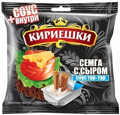 Сухарики Кириешки 60г семга/сыр тар-тар