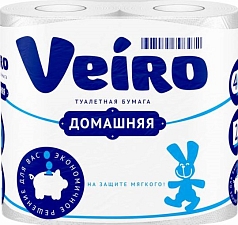 Туалетная бумага Вейро 1/12шт домашняя