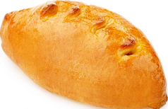 Пирожок печеный с мясом 1шт