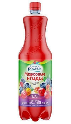 Морс Калинов Родник 1,7л черника/брусника/морошка