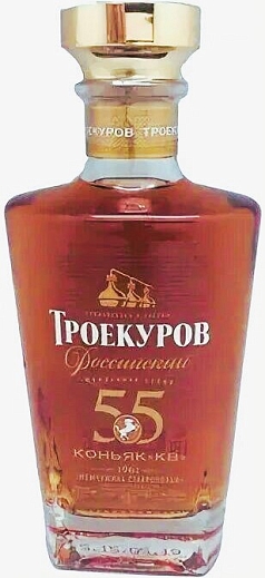 Коньяк Троекуров  КВ  40% 0,5л Россия