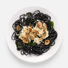 Спагетти грибы/шпинат 180г Корона Фуд