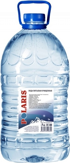 Вода негазированная  Полярис 5л