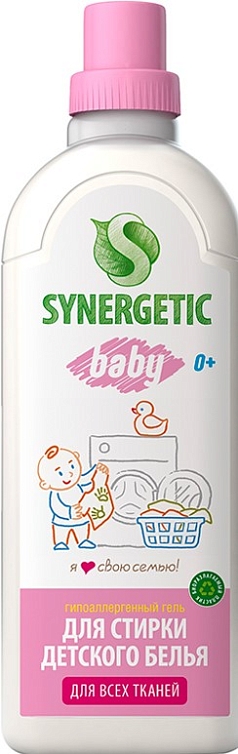 Гель для стирки Синергетик 1л детский