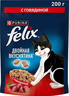 Феликс Двойная вкуснятина 200г говядина
