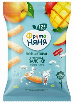 Палочки кукурузные ФрутоНяня 20г яблоко/манго