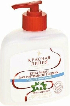 Жидкое мыло Красная линия 250мл интим/хлопок