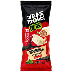 Дамплинги Уплетоны 150г с курицей кимчи