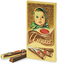Шоколад Аленка 90г стики/молочная начинка 