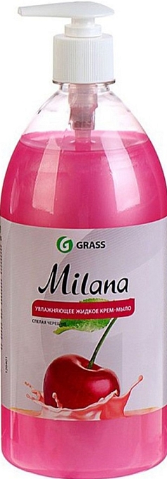 Жидкое мыло Милана 1л спелая черешня