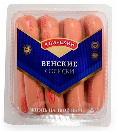 Сосиски Венские 410г Клин
