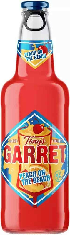 Пиво Гаррет 0,4л 4,6% персик ст