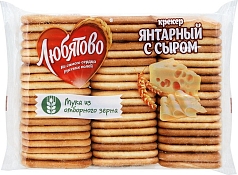 Крекер Янтарный Любятово 500г сыр