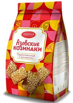 Козинаки Азовские козинаки 250г подсолнечные/кунжут