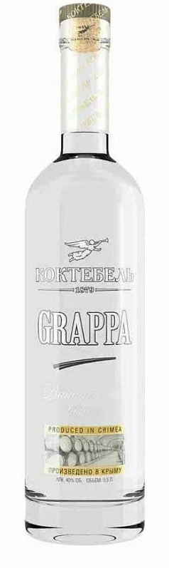 Водка Граппа Коктебель 0,5л 40% виноград
