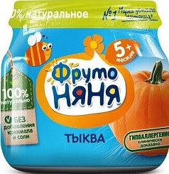 Пюре ФрутоНяня 80г тыква