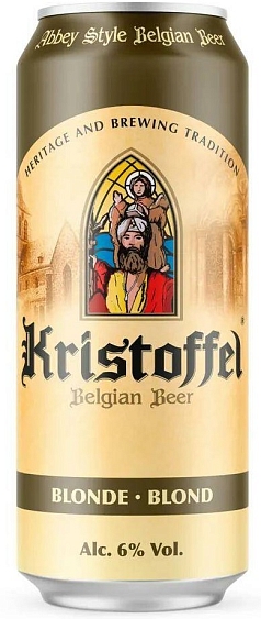 Пиво Кристоффель Блонд  0,5л 6% ж/б