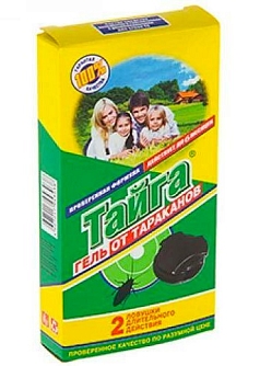 Ловушка от тараканов Тайга 2шт на основе геля