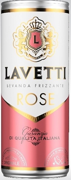 Вино игристое Лаветти Розе 0,25л 8% роз сл