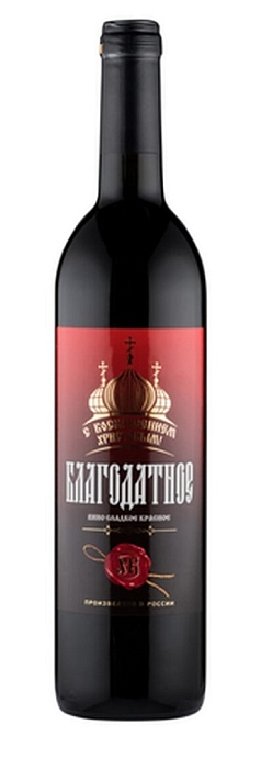 Вино Кагор Благодатное 0,7л 12% кр п/сл РОССИЯ