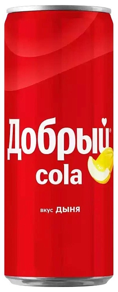Напиток Добрый 0,33л кола дыня ж/б