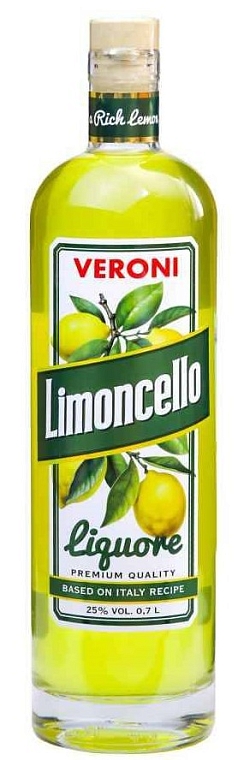 Ликер ВЕРОНИ ЛИМОНЧЕЛЛО 0,7л 25% 