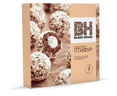 Пирожное Бейкер Хаус Птифур 225г кокос