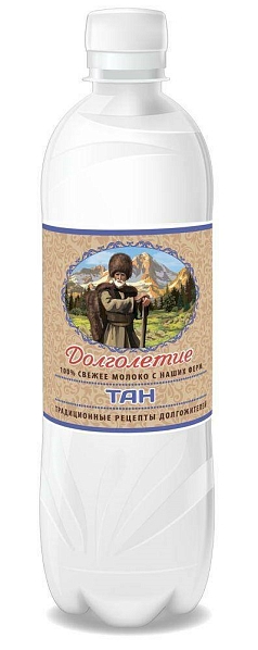 Напиток кисломолочный Тан 0,2% 0,5л Долголетие