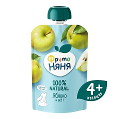 Пюре ФрутоНяня 90г м/у яблоко