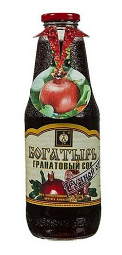 Сок Гранатовый Богатырь 1л
