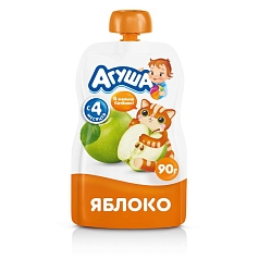 Пюре Агуша 90г м/у яблоко