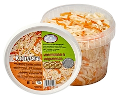 Капуста квашеная с морковью ГОСТ 700г ФЭГ